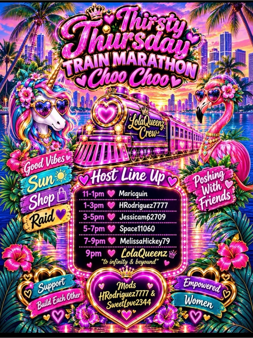 Thirsty Thursday Train Marathon Choo Choo Party